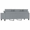 vidaXL 3-Seater Sofa Light Grey 180 cm Fabric