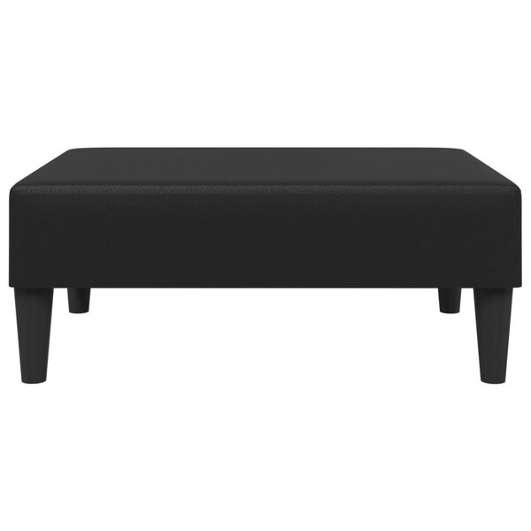 vidaXL Footstool Black 77x55x31 cm Faux Leather