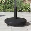 vidaXL Outdoor Umbrella Base Black 48 x 48 x 32 cm Steel, Concrete