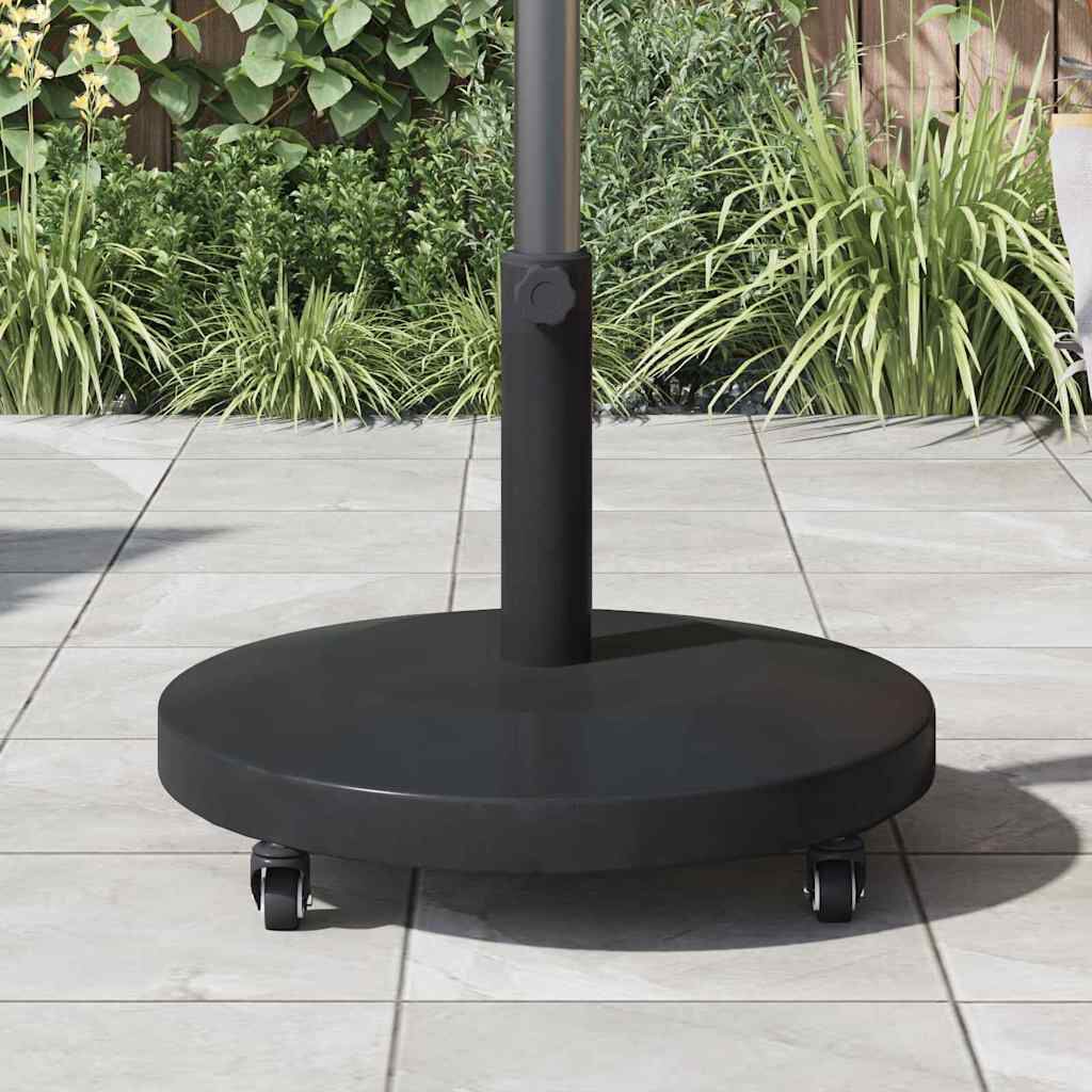 vidaXL Outdoor Umbrella Base Black 48 x 48 x 32 cm Steel, Concrete