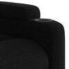 vidaXL Massage Recliner Chair Black Fabric