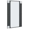 vidaXL Wall Mirror Black 50x80 cm Rectangle Iron