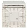 vidaXL Flower Box White 36 x 36 x 35 cm Plastic