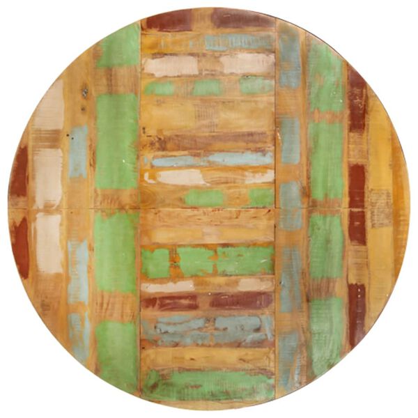 vidaXL Dining Table Round 175x75 cm Solid Reclaimed Wood