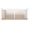 vidaXL Garden Planter with Legs White 70x31x70 cm Solid Wood Pine