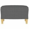 vidaXL Footstool Dark Grey 60x50x41 cm Fabric