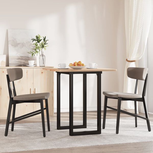 vidaXL Dining Table Legs O-Frame 60x50x73 cm Steel