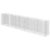 vidaXL Gabion Raised Bed Galvanised Steel 450x50x100 cm