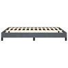 vidaXL Bed Frame without Mattress Dark Grey 137x187 cm Double Velvet