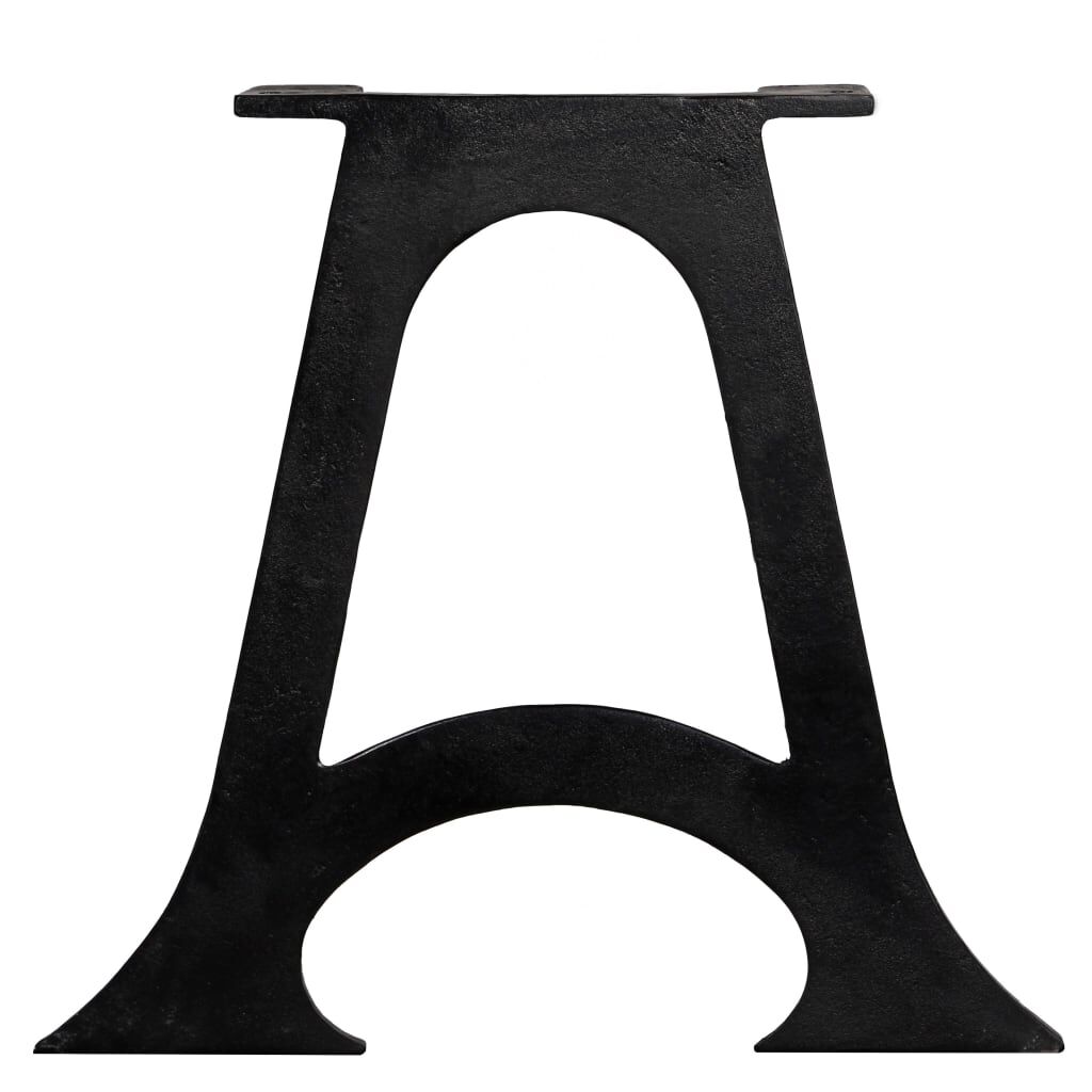 vidaXL Coffee Table Legs 2 pcs with Arched Base A-Frame Cast Iron