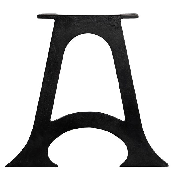 vidaXL Coffee Table Legs 2 pcs with Arched Base A-Frame Cast Iron