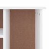 vidaXL Shoe Bench ALTA White 100x35x45 cm Solid Wood Pine