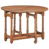 vidaXL Dining Table Round 110x76 cm Solid Mango Wood