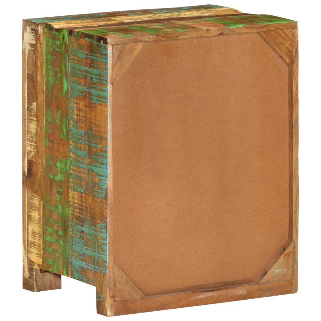 vidaXL Bedside Cabinet 40x30x50 cm Solid Reclaimed Wood