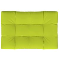 vidaXL Pallet Cushion Bright Green 120x80x12 cm Fabric