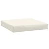 vidaXL Pallet Cushions 2 pcs Melange Cream Fabric