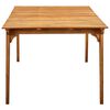 vidaXL Garden Table 201.5x100x75 cm Solid Acacia Wood