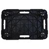 vidaXL Transport Trolleys 5 pcs Black 58x38x12 cm Polypropylene