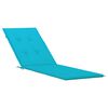vidaXL Deck Chair Cushion Turquoise Oxford Fabric