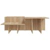 vidaXL Coffee Tables 2 pcs Sonoma Oak Engineered Wood