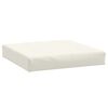 vidaXL Pallet Cushion Melange Cream 60x60x9.5 cm Fabric