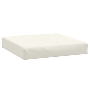 vidaXL Pallet Cushion Melange Cream 60x60x9.5 cm Fabric