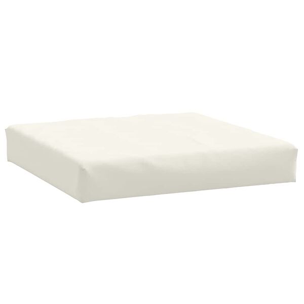vidaXL Pallet Cushion Melange Cream 60x60x9.5 cm Fabric
