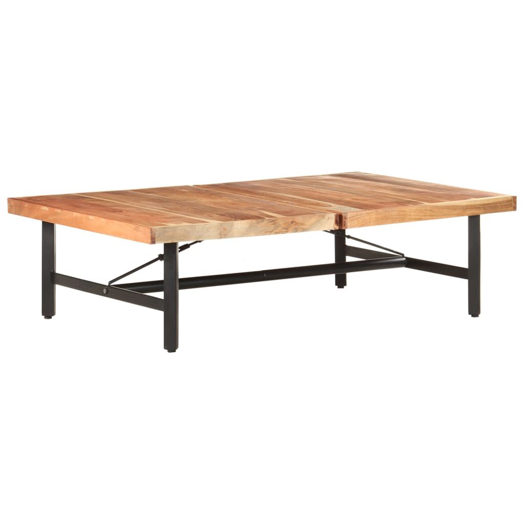 vidaXL Coffee Table 142x90x42 cm Solid Acacia Wood