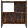vidaXL Bookcase Smoked Oak 72x28x77.5 cm Engineered Wood
