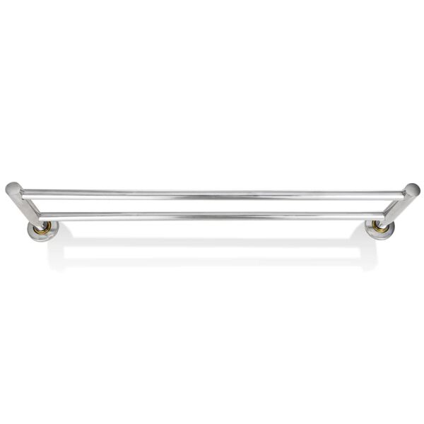 Stainless Steel Towel Rack 2 Tubes
