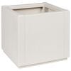 vidaXL Flower Box White 36 x 36 x 35 cm Plastic