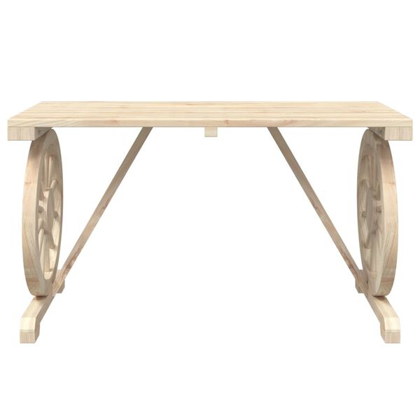 vidaXL 3 Piece Garden Dining Set Solid Wood Fir
