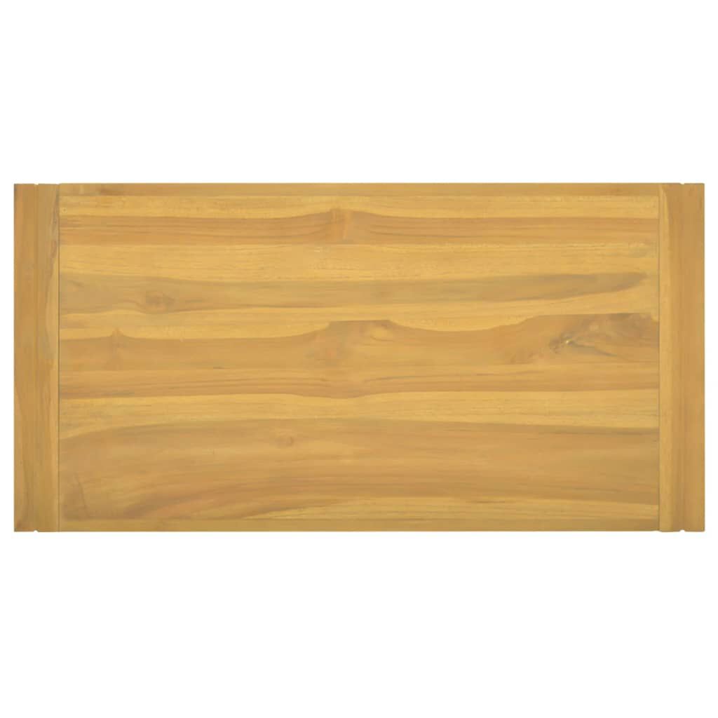 vidaXL Wall-mounted Bathroom Cabinet 90x45x35 cm Solid Wood Teak