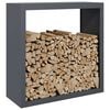 vidaXL Firewood Rack Anthracite 100x40x100 cm Steel