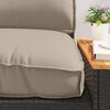 vidaXL Cushion Set 3 pcs Taupe Oxford Fabric