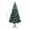 vidaXL Artificial Christmas Tree with LEDs&Ball Set&Pinecones 210 cm