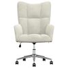 vidaXL Relaxing Chair Cream White Velvet