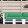 vidaXL Pallet Cushions 3 pcs Green Fabric
