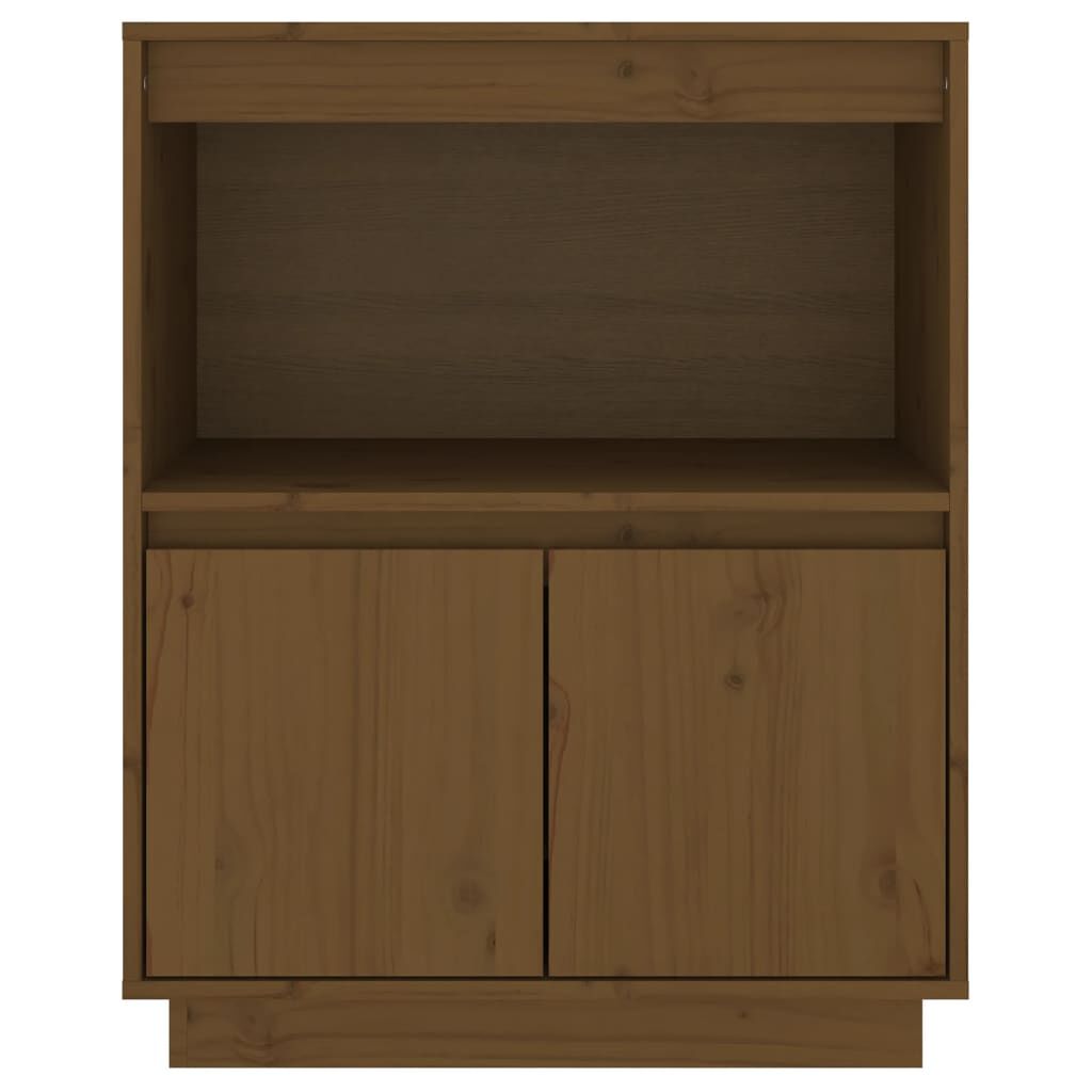 vidaXL Sideboard Honey Brown 60x34x75 cm Solid Wood Pine