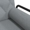 vidaXL Sofa Bed with Armrests Light Grey Fabric