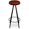 vidaXL Bar Stools 2 pcs Real Leather