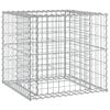 vidaXL Garden Bench with Gabion Basket Solid Wood Pine