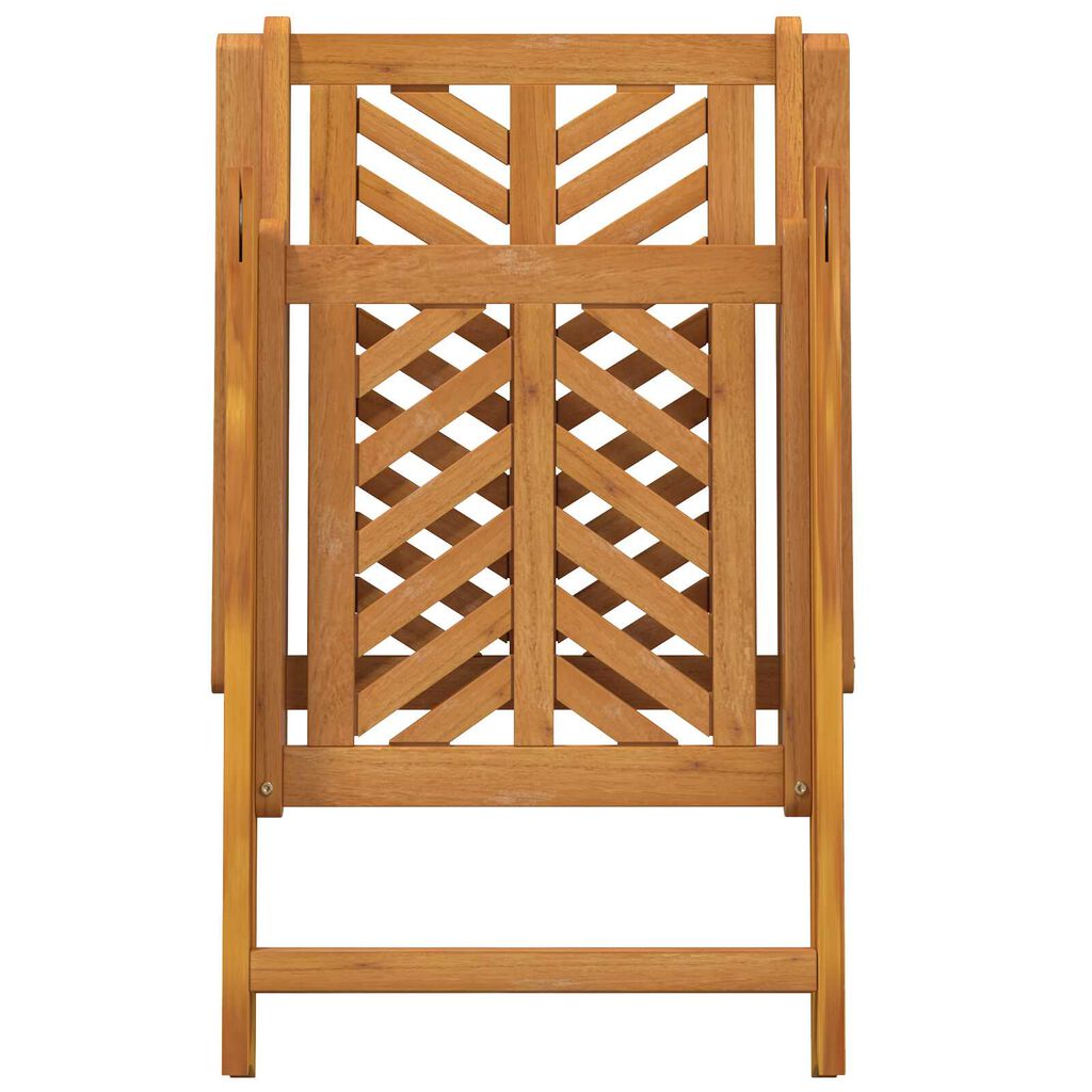 vidaXL Reclining Garden Chairs 4 pcs Solid Wood Acacia