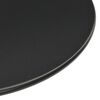 vidaXL Garden Table Round Black Ø50x72 cm Steel