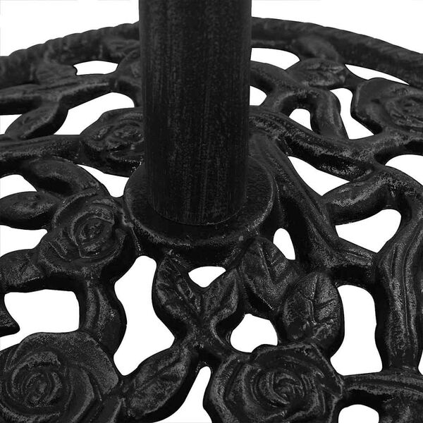 vidaXL Umbrella Base Black 48x48x33 cm Cast Iron