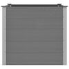 vidaXL Garden Raised Bed WPC 100x100x91 cm Grey