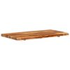 vidaXL Bathroom Vanity Top Solid Acacia Wood 100x52x3.8 cm