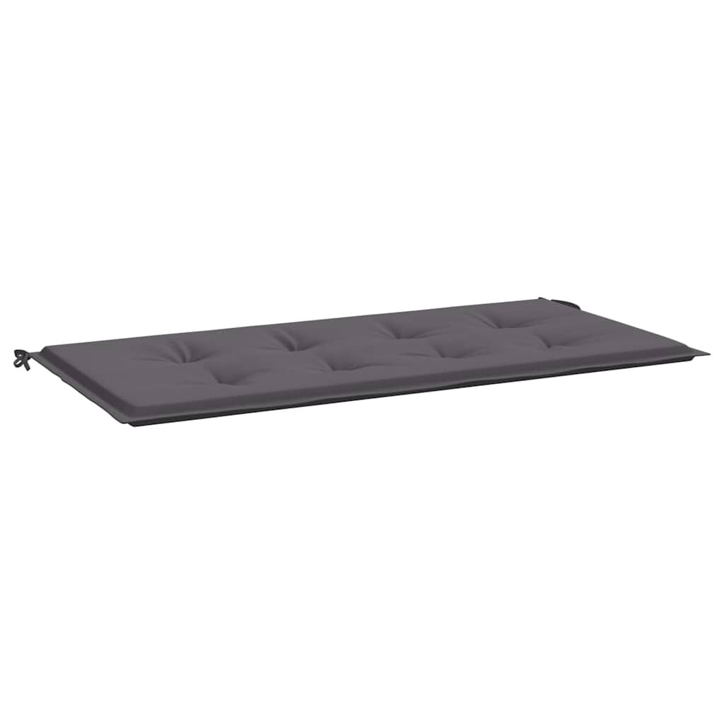 vidaXL Garden Bench Cushion Anthracite 120x50x4 cm Oxford Fabric