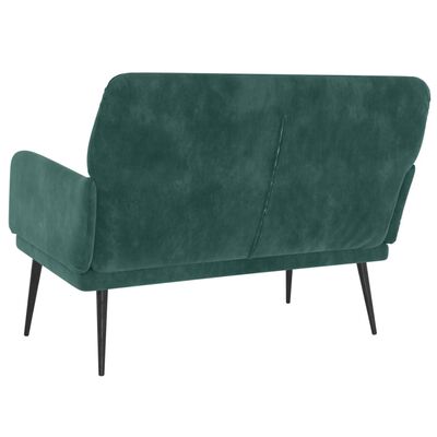 vidaXL Bench Dark Green 108x79x79 cm Velvet