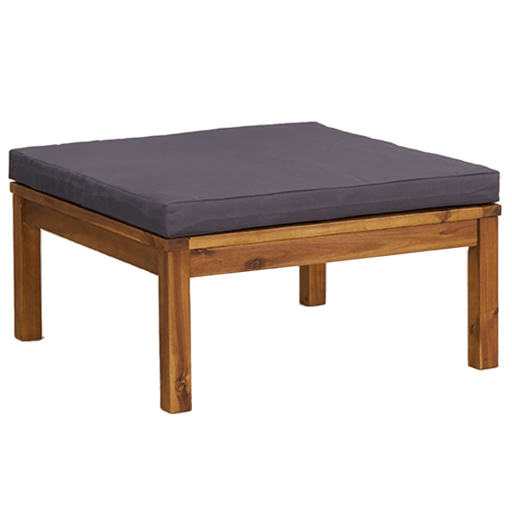 vidaXL 11 Piece Garden Lounge Set with Cushion Solid Acacia Wood